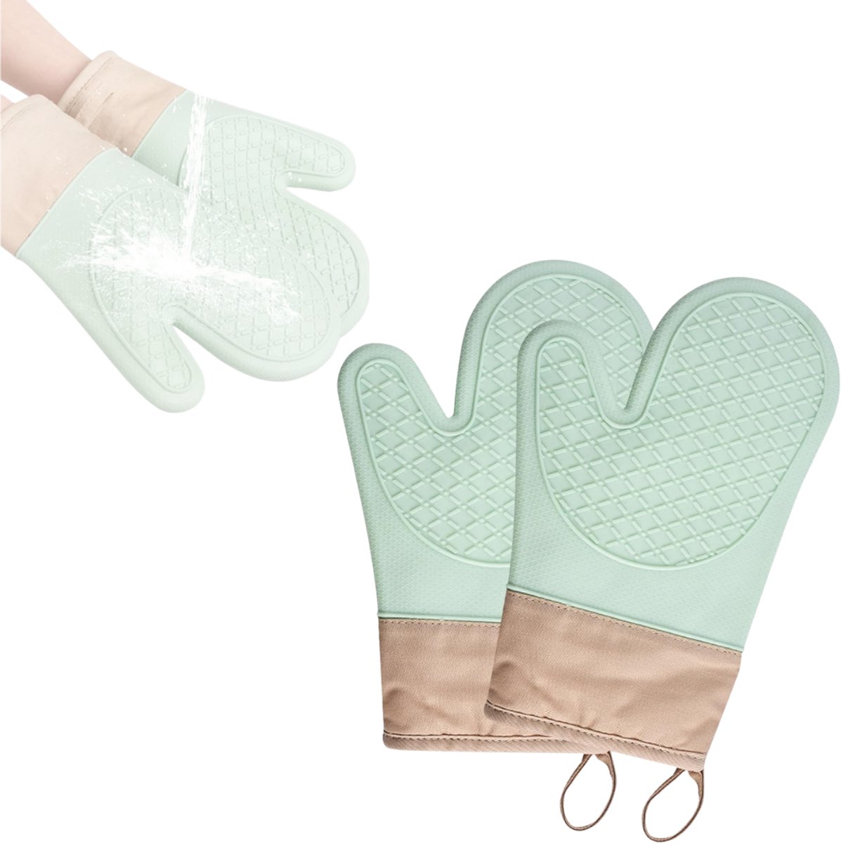 CLGP® Ovenhandschoenen - Hittebestendige Ovenwanten