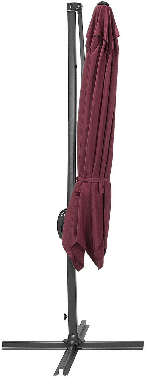 MONZA - Zweefparasol - Bordeaux - Polyester