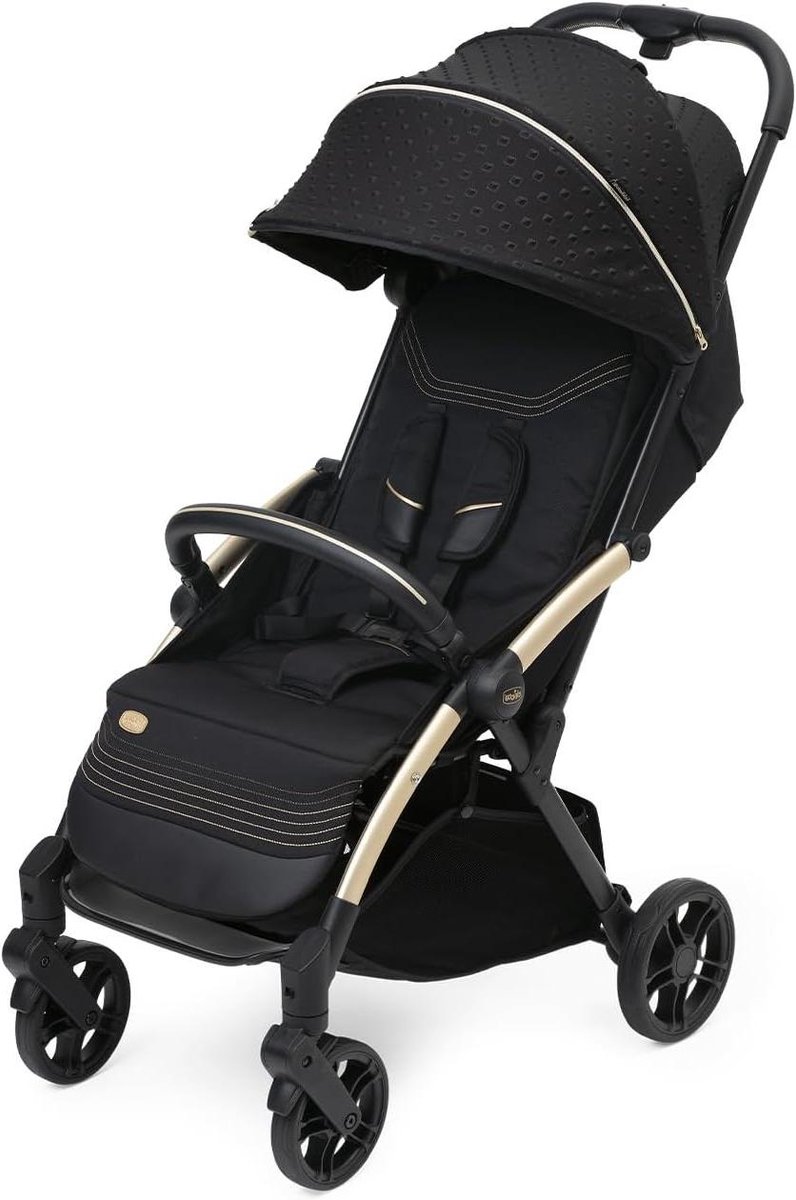 Kinderwagen - Buggy - Compact Reizen - Automatisch Inklappen - 7.5 kg - Zwart