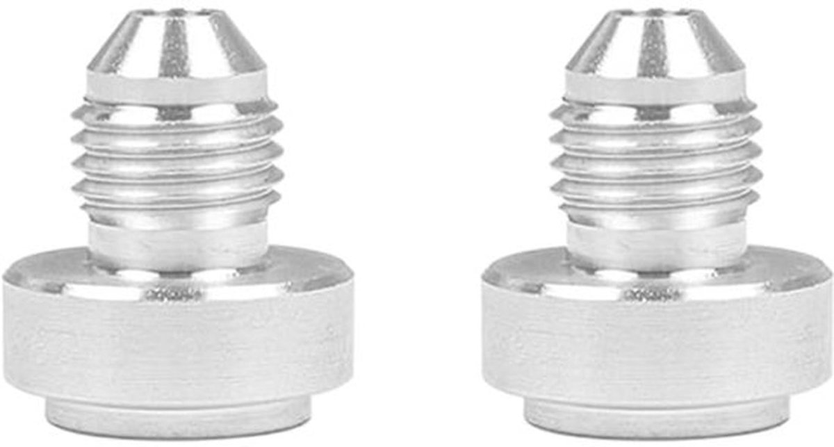 2Pcs 4/6/8/10/12AN Mannetje Brandstof Koppelingen, Mannetje Aluminium Soldeer Connector Adapter voor Pijp Olie Koeler Tank Cel