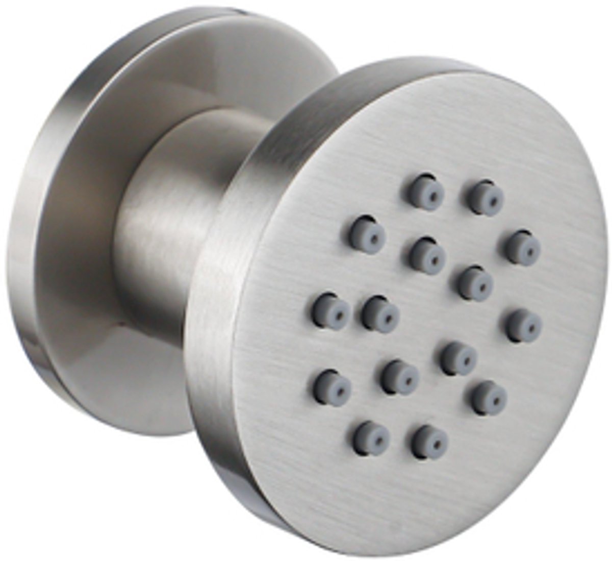FugaFlow Eccelente Acces zijdouche - 5cm - rond - PVD - Geborsteld RVS PVD (RVS)
