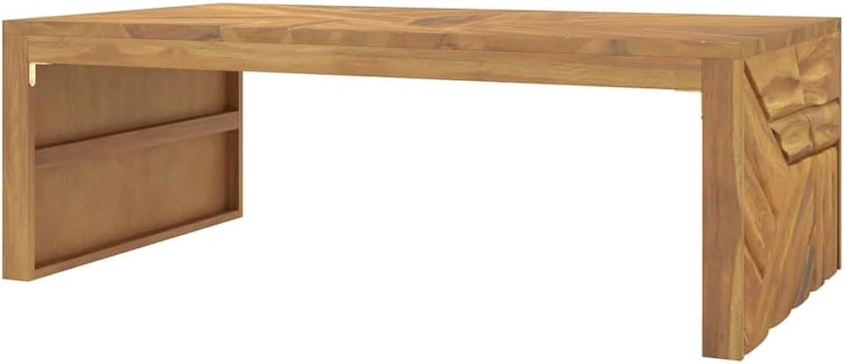 Salontafel - Bijzettafel Houtentafel - Woonkamer Decoratie - Glad Oppervlak - 110 x 60 x 38 cm - Bruin
