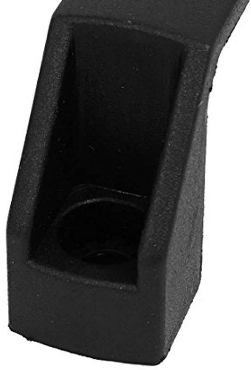 Deurgreep 110mm Plastic Zwart - Set van 3