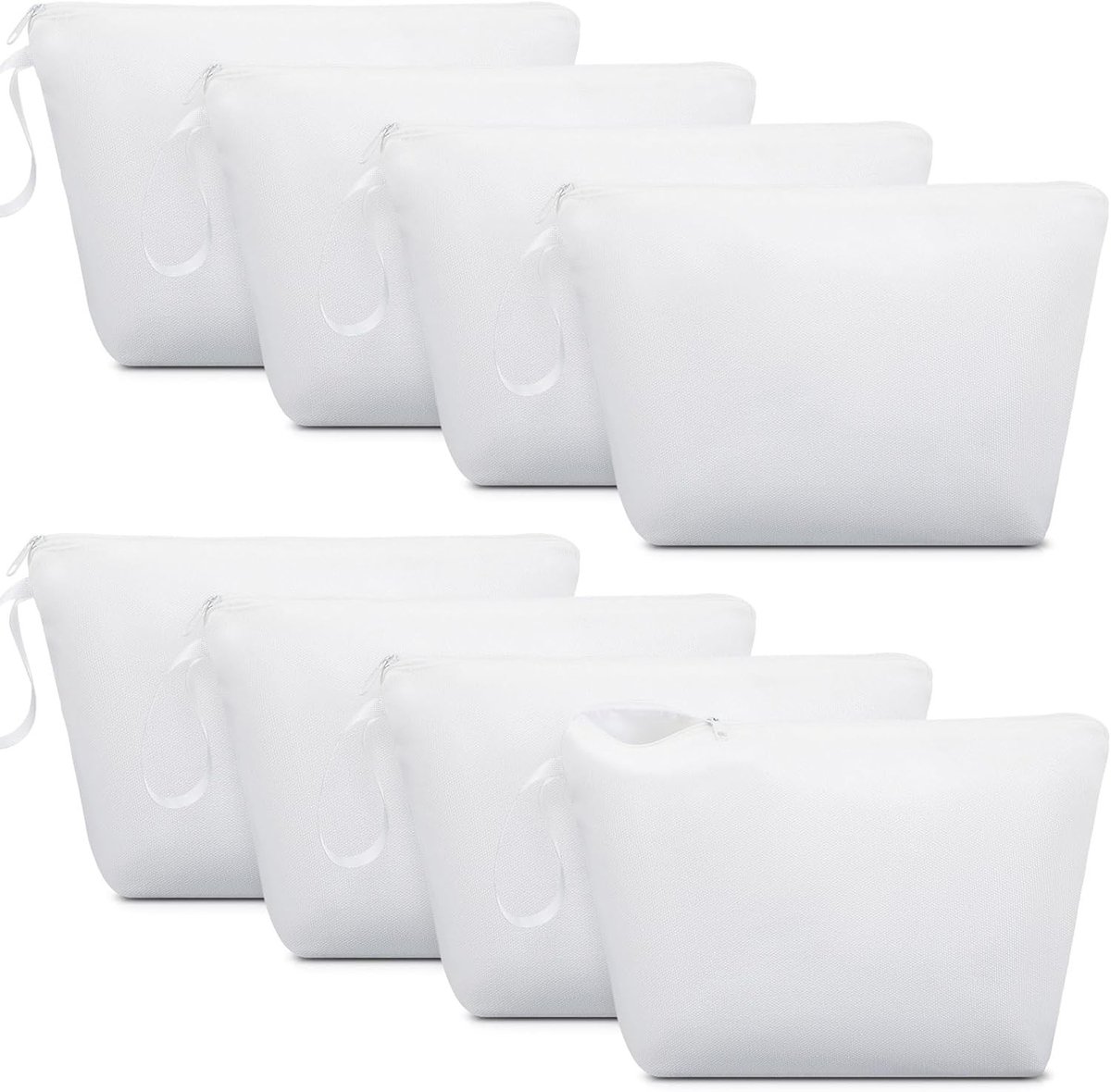 Beschilder Je Eigen Cosmetische Tas Van Canvas - Blanco Opbergtassen Voor Creatieve Projecten, Zelf Te Printen Met Plotter, Perfect Voor Moederdag, Valentijnsdag En Pasen