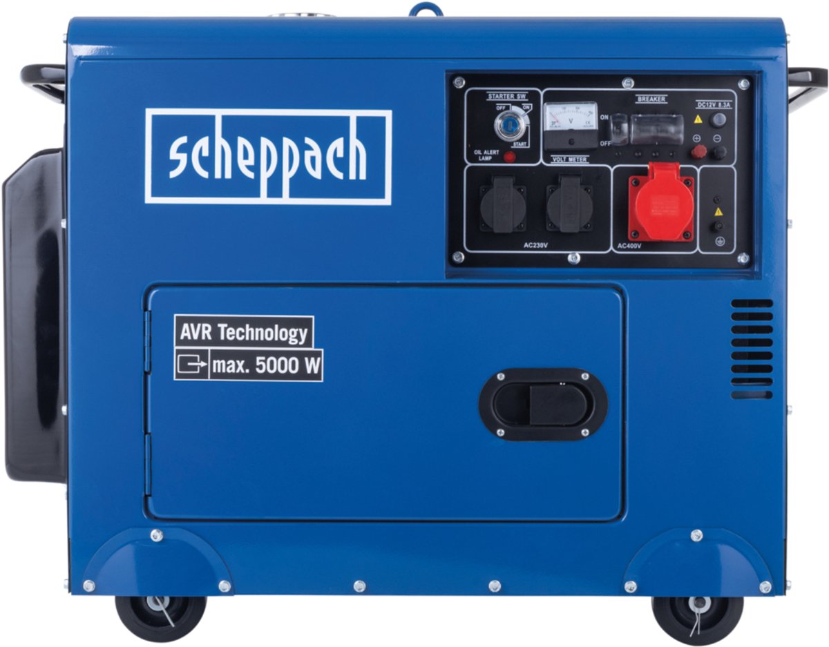 Scheppach Diesel Stroomgenerator SG5200D - 7,7 PK