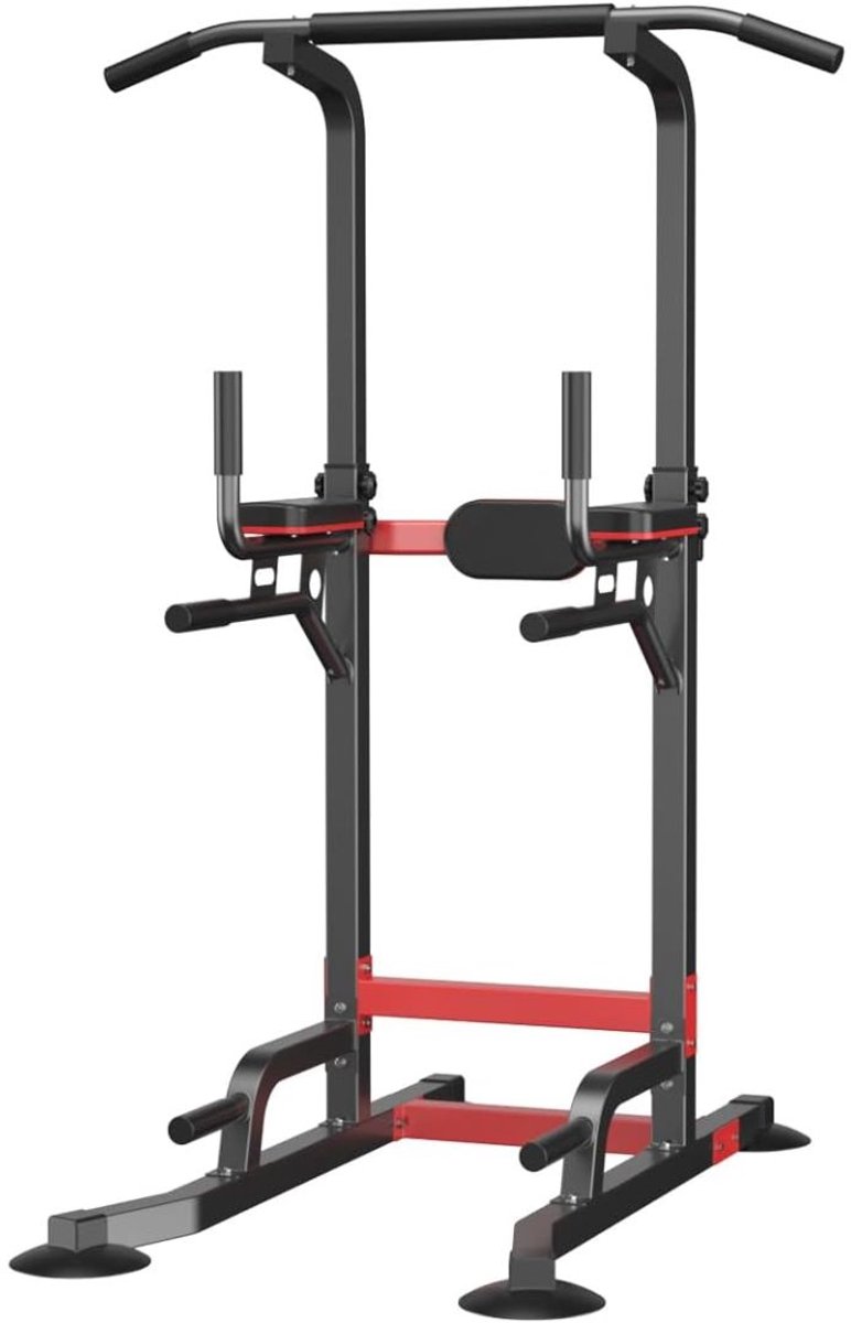 KIRA® Pull Up Station - Pull Up Bar - Krachttraining - Zwart - ‎220cm x 56cm x 220cm