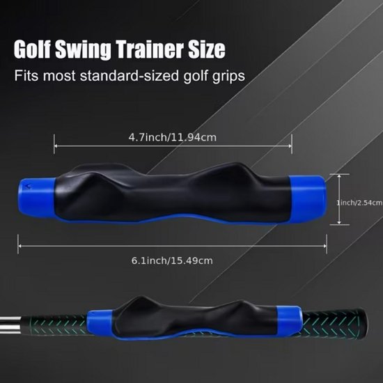 FSW-Products Golf Grip Trainer – Golf Swing Trainer voor Betere Grip en Swing – Trainingshulp voor Golf – Geschikt voor Vrijwel Alle Golfclubs van fsw-products — afbeelding 2
