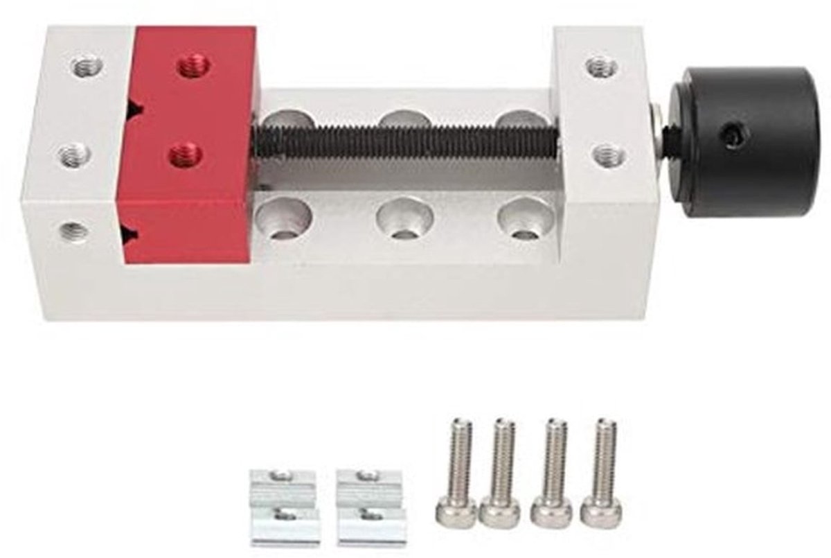 Mini Platte Klem, 50 mm Tafelbank Vise Mini Aluminium Boor Druk Vice Bevestiging Tool