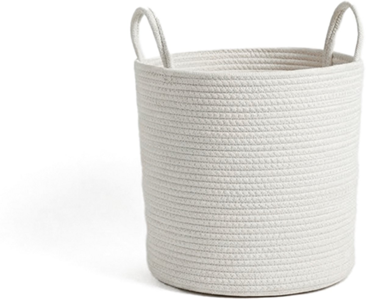 Opbergmand Small – Opbergmand Crème Wit - Speelgoedmand - Organizer