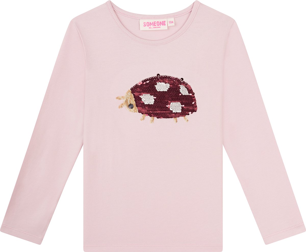 Someone FENNA-SG-03-C Meisjes T-shirt - SOFT PINK