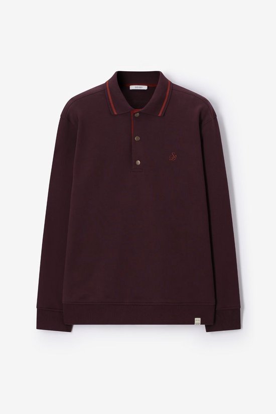 Donkerbruine Polo Sweater