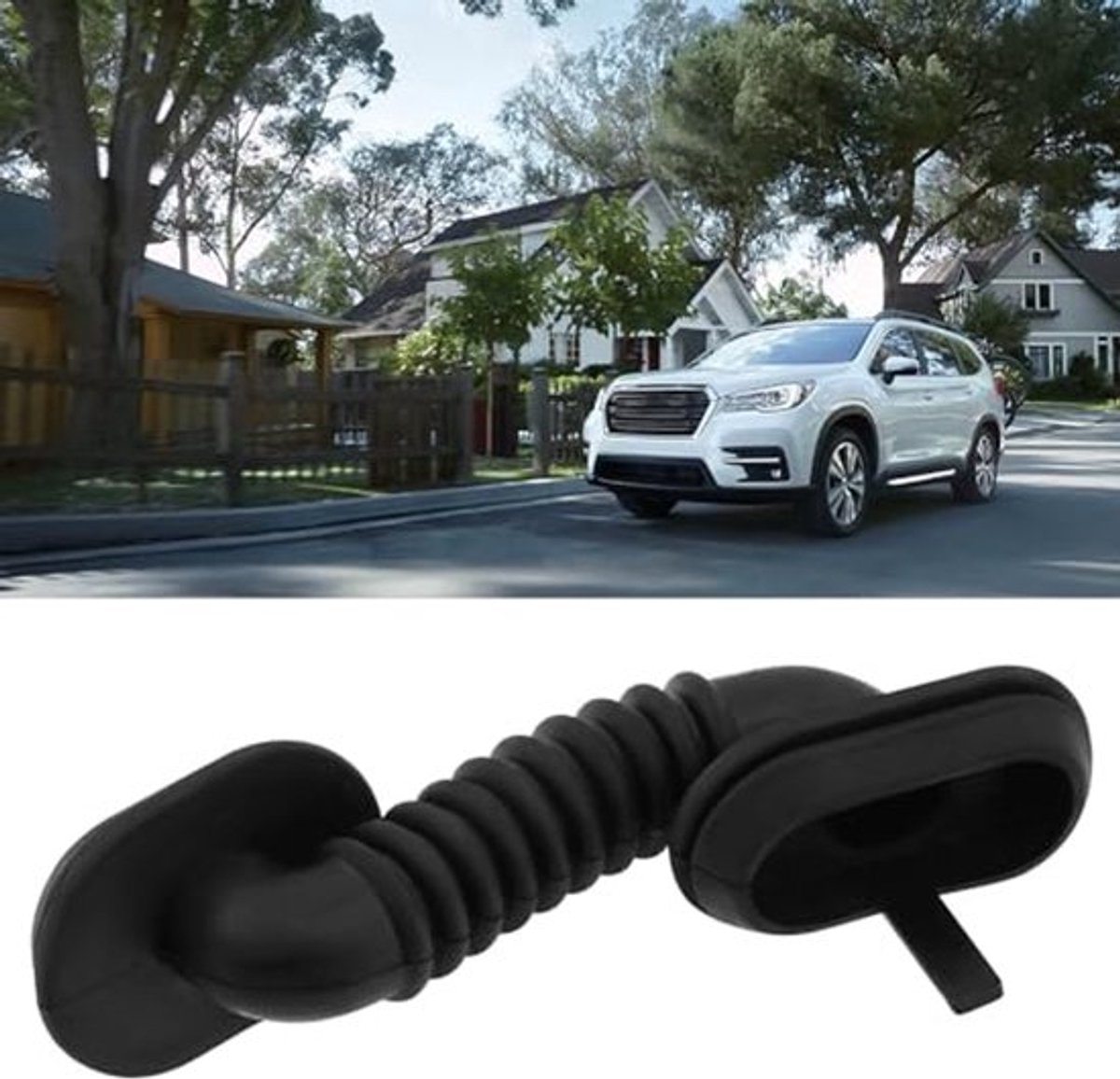 2 Stuks Auto Voor- en Achterklep Bedrading Harness Beschermende Deksel Rubber Draadbuis Geschikt voor Volkswagen Geschikt voor Audi 150mm