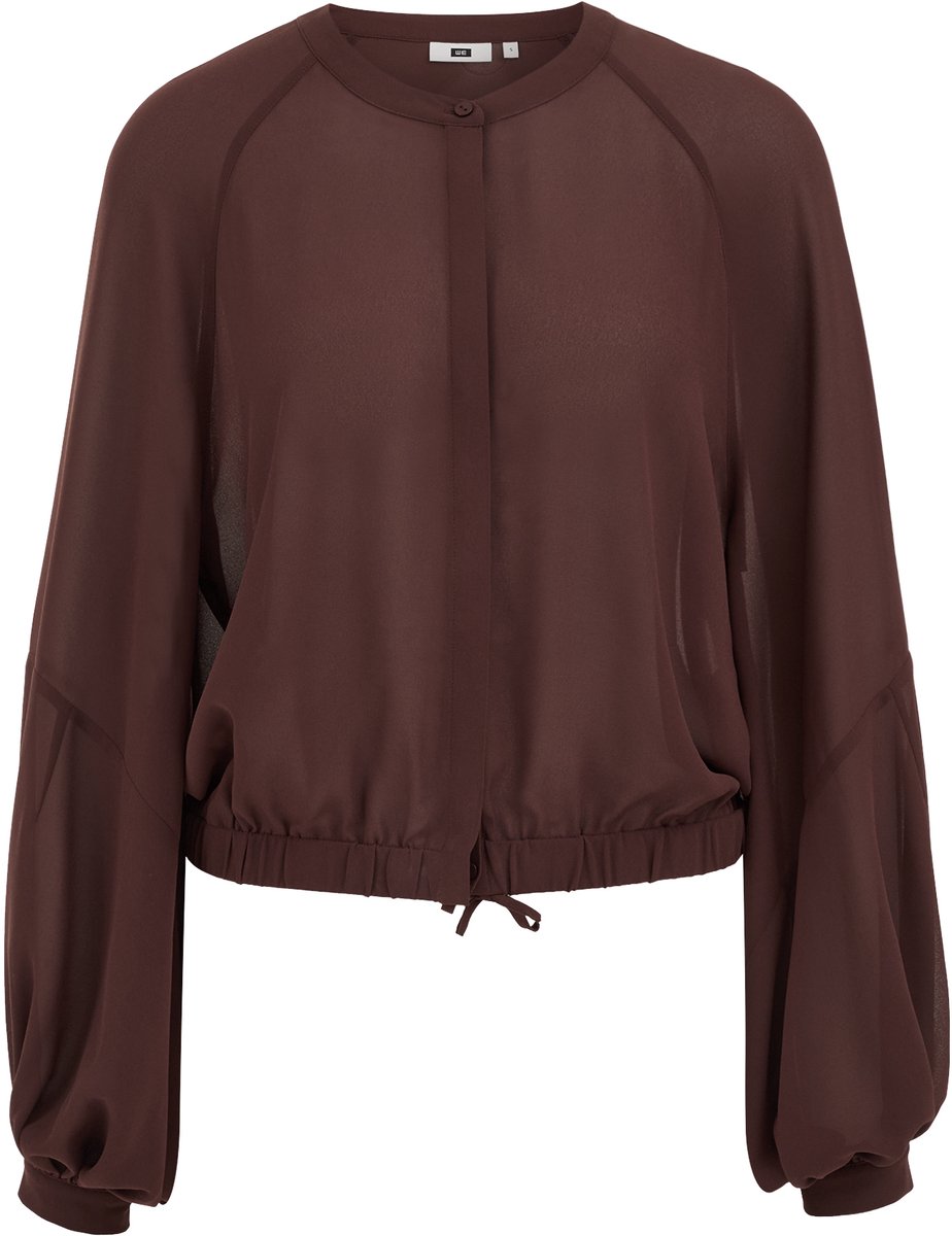 WE Fashion Dames blouse met ballonmouwen