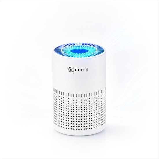 H Élite Luchtreiniger Wit – HEPA H13 Luchtfilter met Actieve Koolstoffilter – Air Purifier – Luchtreiniger Huisdieren & Slaapkamer – Tegen Stof, Pollen en Geuren – UVC Technologie – Aromafunctie