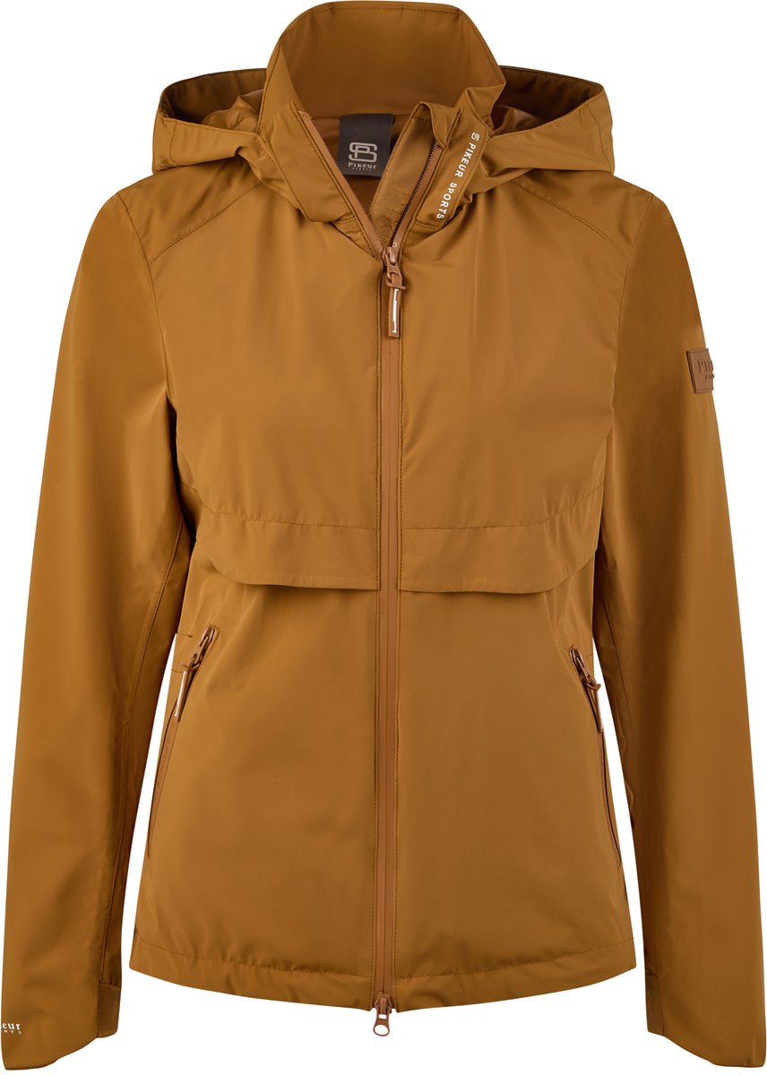 Pikeur SS25 WATERDICHTE JAS 7024 SPORTS Karamel 38