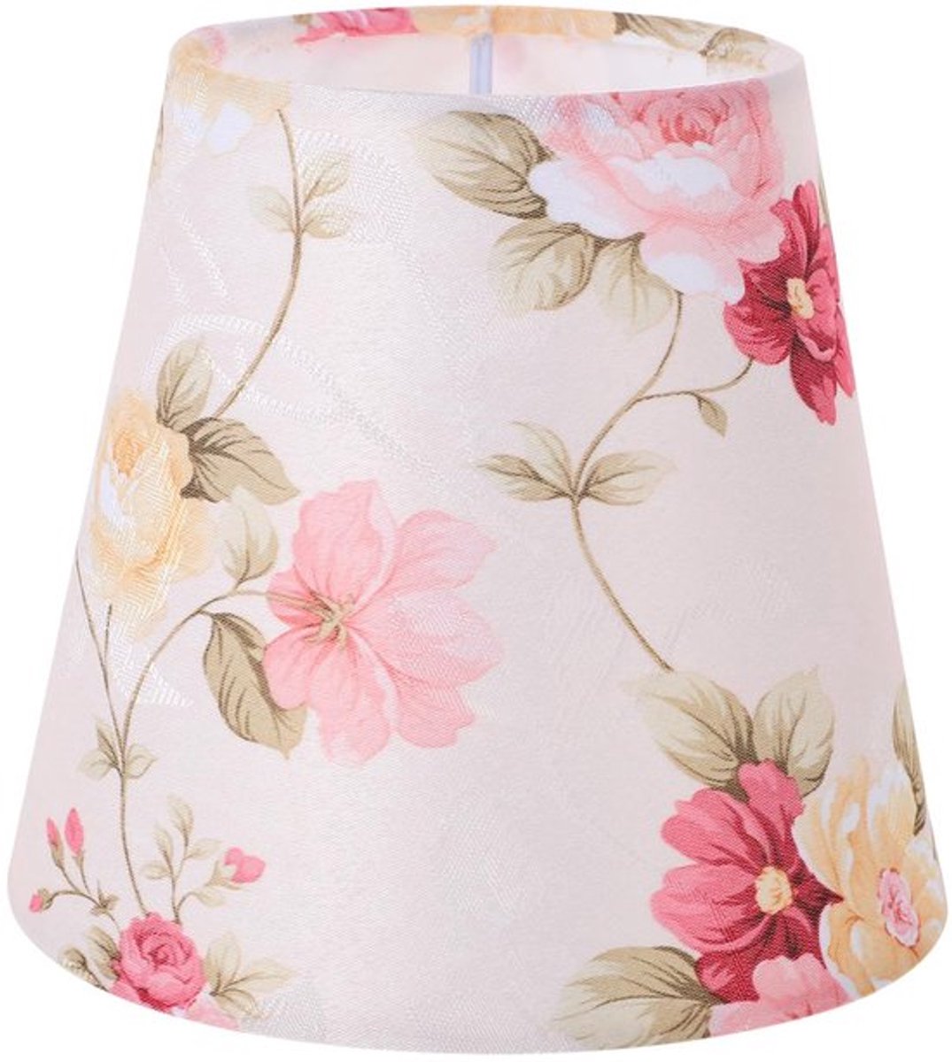 Lampenkap Vintage Bloemen - Vervangende Lampenkap van Natuurlijke Stof voor Wandlamp Tafel