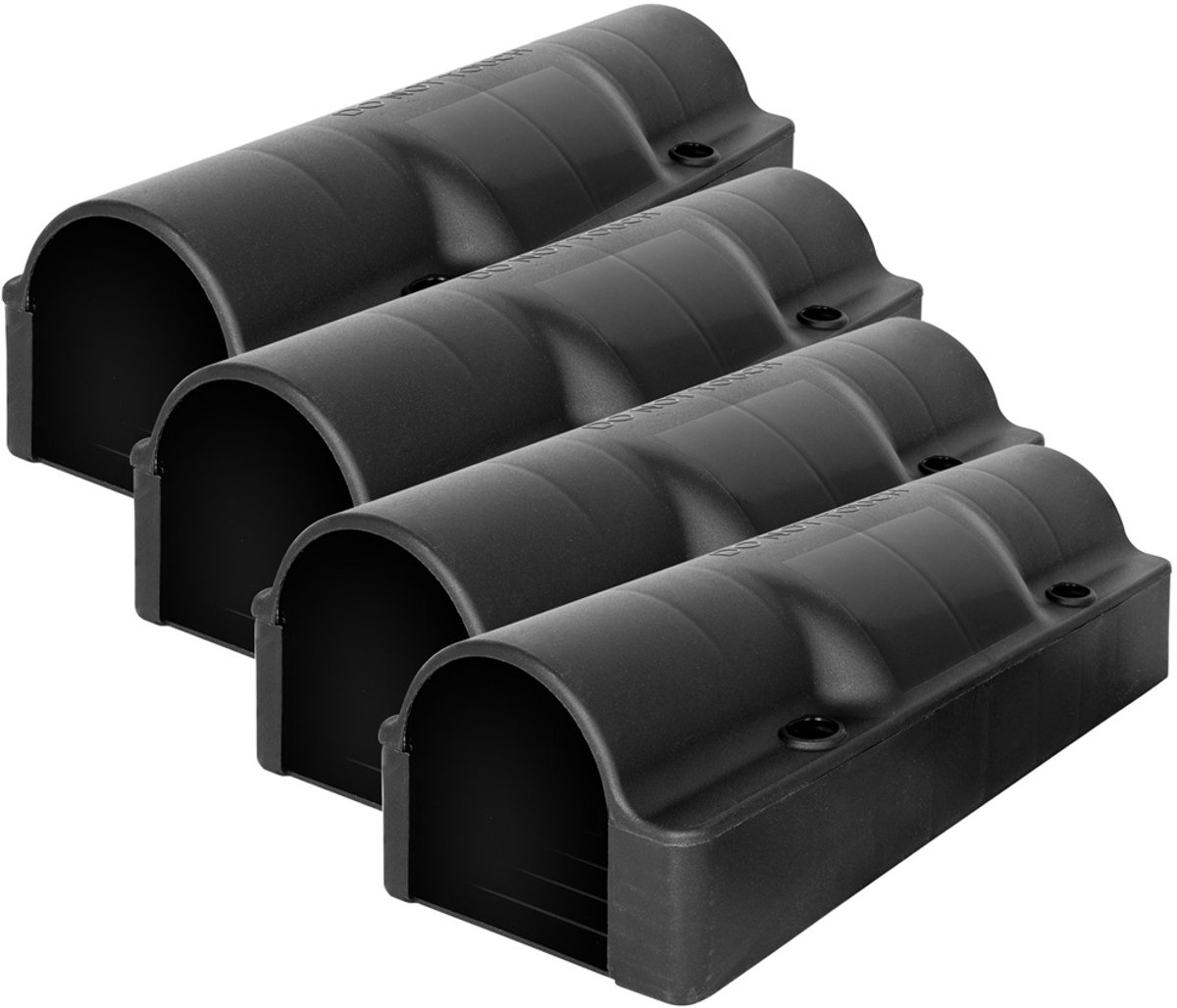 4x Aasstation Rattenset Aasdoosbuis Tuin Muizenval Muizen Rattenaasdoos Rattenaasstation Rattenval Kinderen Huisdierveilig Aasdoos Petigi