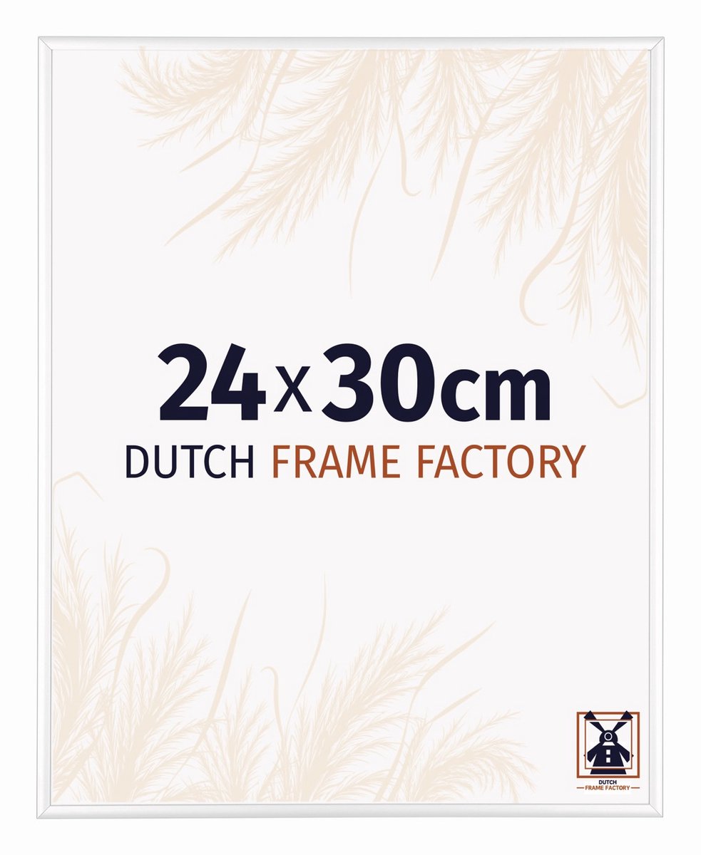 Dutch Frame Factory Fotolijst 24x30 cm - Aluminium - Wit Hoogglans - Kampen