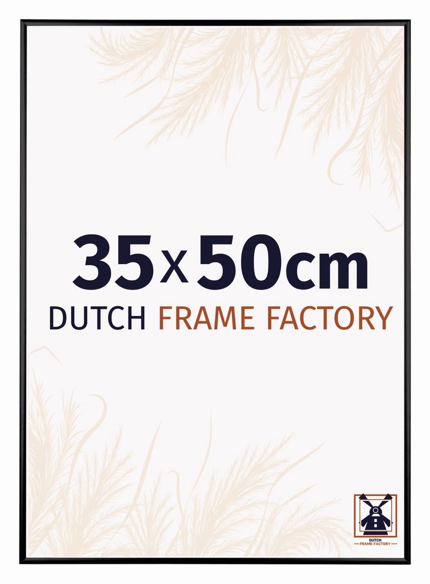Dutch Frame Factory Fotolijst 35x50 cm - Aluminium - Zwart Mat - Kampen