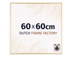 Fotolijst 60x60 cm - Aluminium - Goud - Kampen