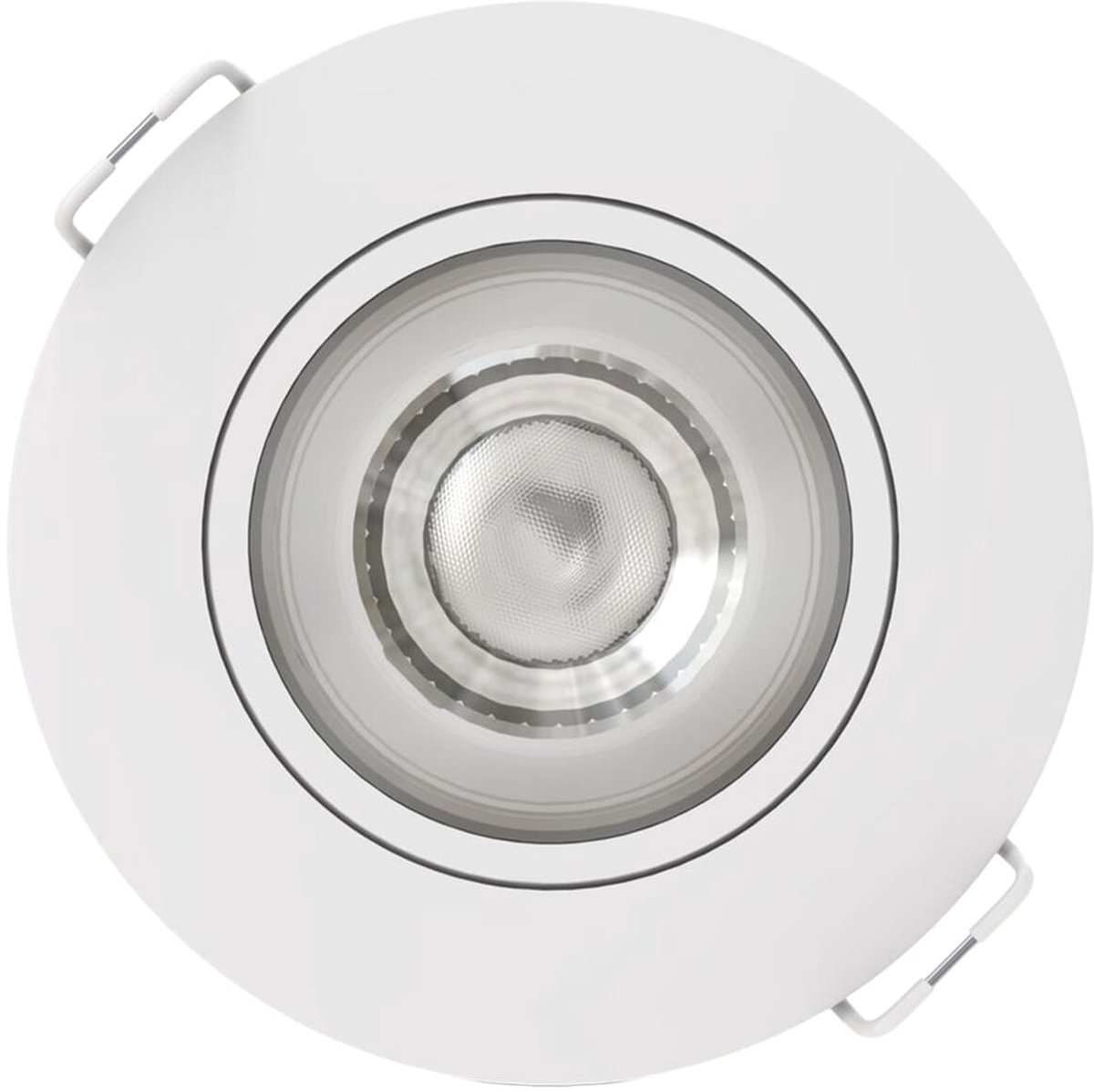 Modee LED Inbouwspot Rond - 4.8W 420 Lumen - 4000K Neutraal Wit - IP20 Ø80mm - Wit - 1 stuk