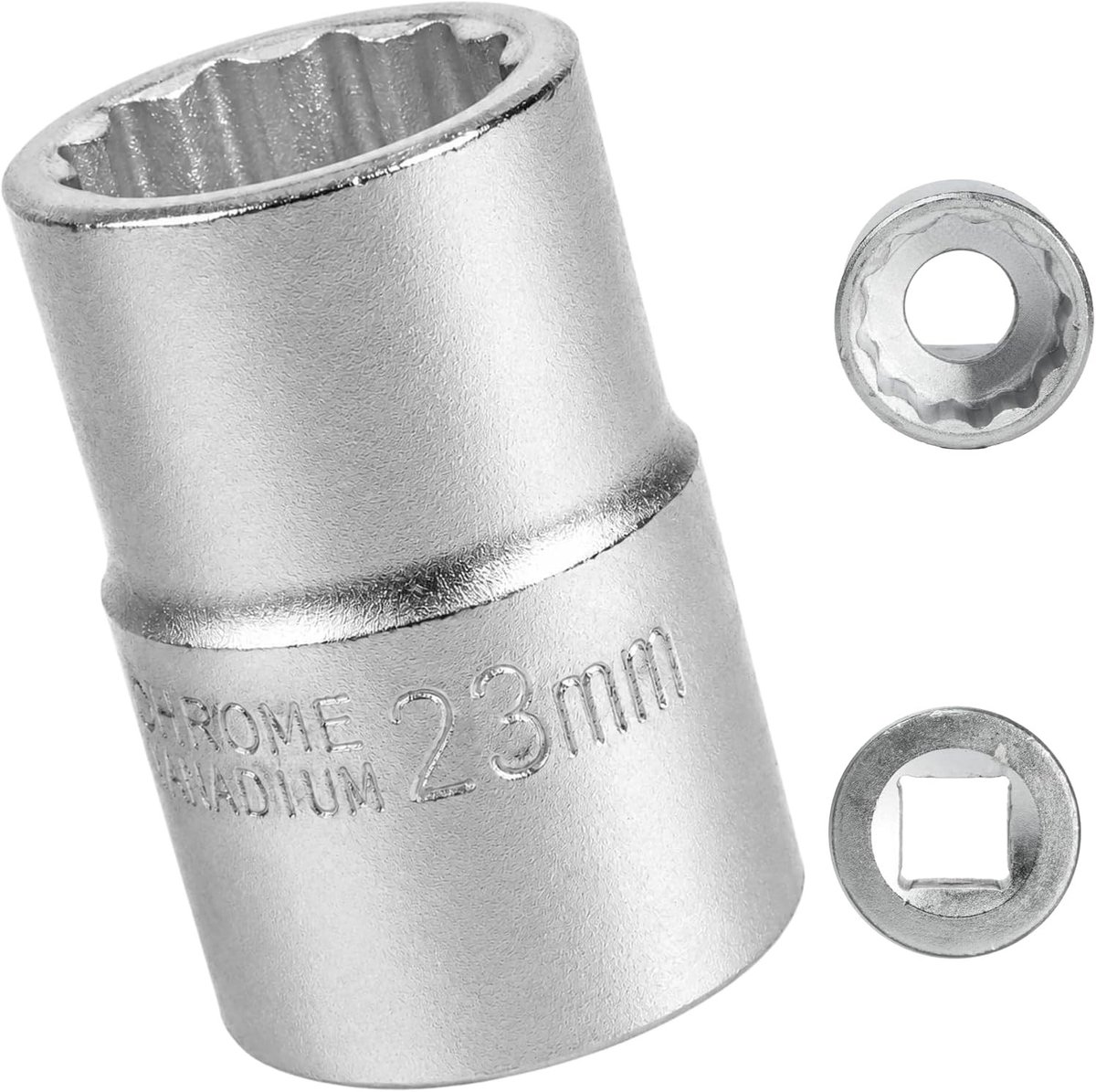 Dopsleutel 23 mm 3/4 inch 12-kant voor professioneel gebruik, duurzame CR-MO kwaliteit en hoge grip
