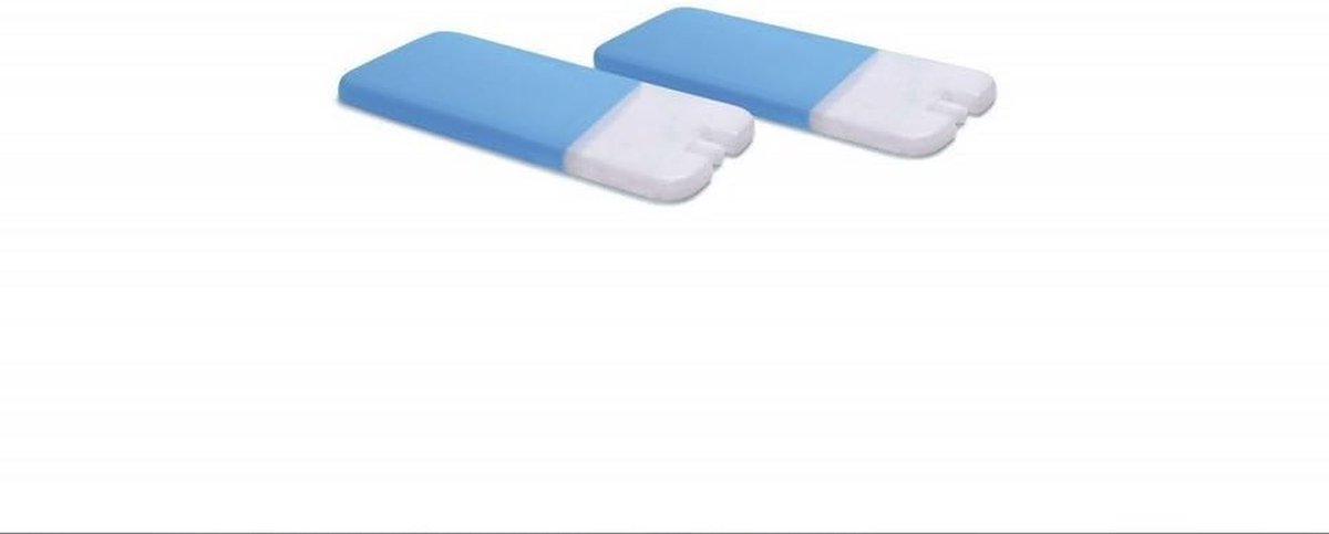 Ice Packs - Koel elementen - Voedsel koelen - Herbruikbaar - 2 x 100 ml - Blauw