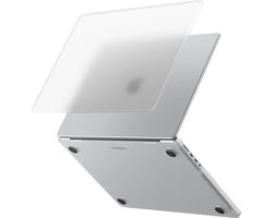 Spigen | Hoes Geschikt voor Macbook Air 13 Inch (M5/M4/M3/M2) | Air Skin | Back Cover | Verhoogde TPU-Voetjes | Hardcase Transparant