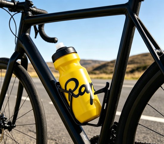 Bidon 610ml Fiets - Geel - Lichtgewicht Sportfles BPA-vrij - Fitness Waterfles - Geschikt voor Alle Bidonhouders - Vaatwasbestendig - Shakebeker - Recyclebaar & Sterk - Fietsaccessoires — afbeelding 5