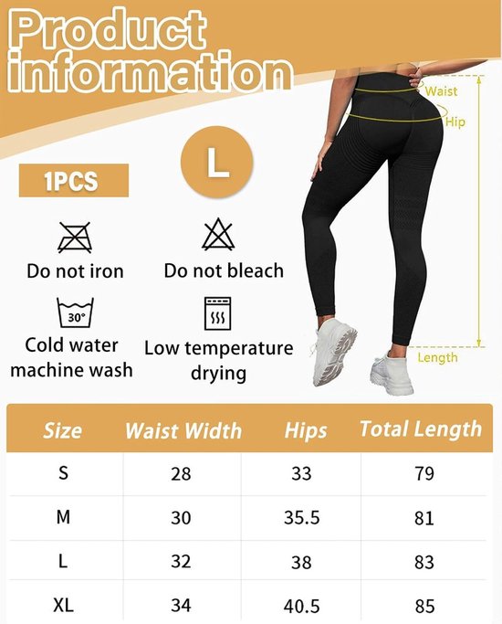 Dames 3D Compressie Broek voor Anti-Cellulite met Hoge Taille voor Yoga en Fitness, Lange Sportbroek, 1 Stuk — afbeelding 2