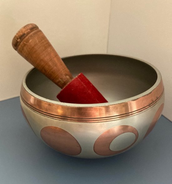 Silver copper singing bowl van Dharmaobjects — afbeelding 2