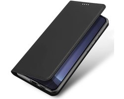 Dux Ducis - Telefoon Hoesje geschikt voor Samsung Galaxy S25 - Skin Pro - Book Case - Zwart