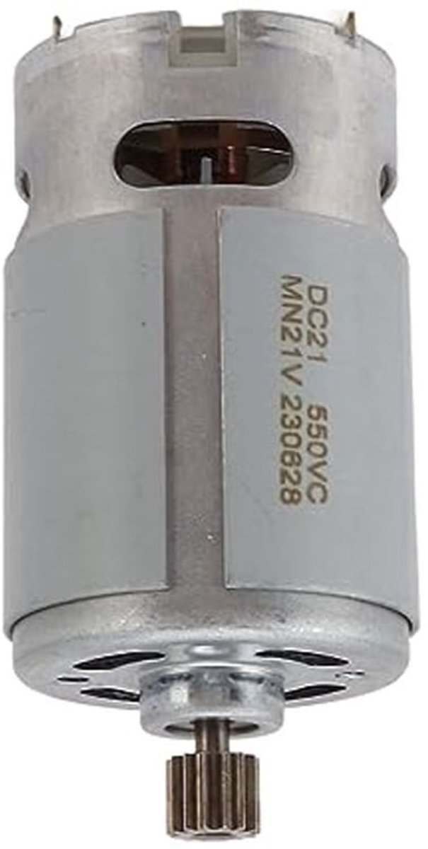 RS550 DC-motor, 8,2 mm, 14 tanden, microaandrijving, eenhandszaag 550, 21 V, 18.000 tpm, elektrische afzuigventilator, 29.800 tpm, voor RS550 eenhandszaag 18.000 tpm,