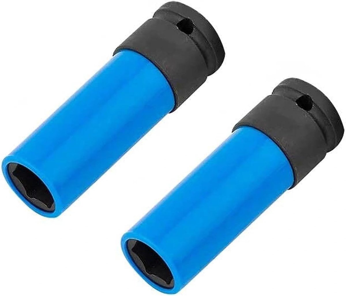 17-delige set met 17 mm steeksleutel en kunststof hoes voor moeren en bouten, duurzaam en veelzijdig