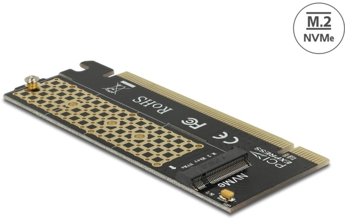 Delock PCI Express x16 Card to 1 x NVMe M.2 Key M
