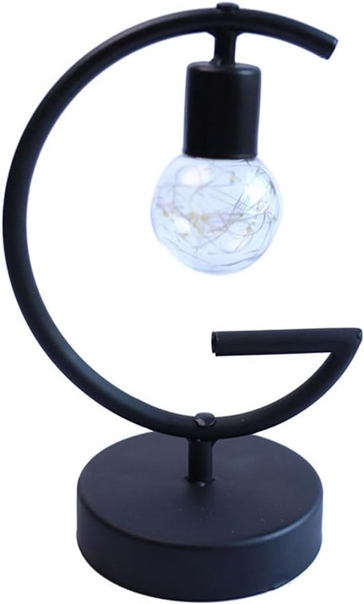 QTTVBTNA -Tafellamp - Nachtkastje Lamp - Handgemaakt Meerlaags Verfwerk - Batterij Ontwerp Zonder Kabels - Sfeervolle Stijlvolle Uitstraling - Ideaal Voor Binnen En Buiten Decoratie - 1 Stuk