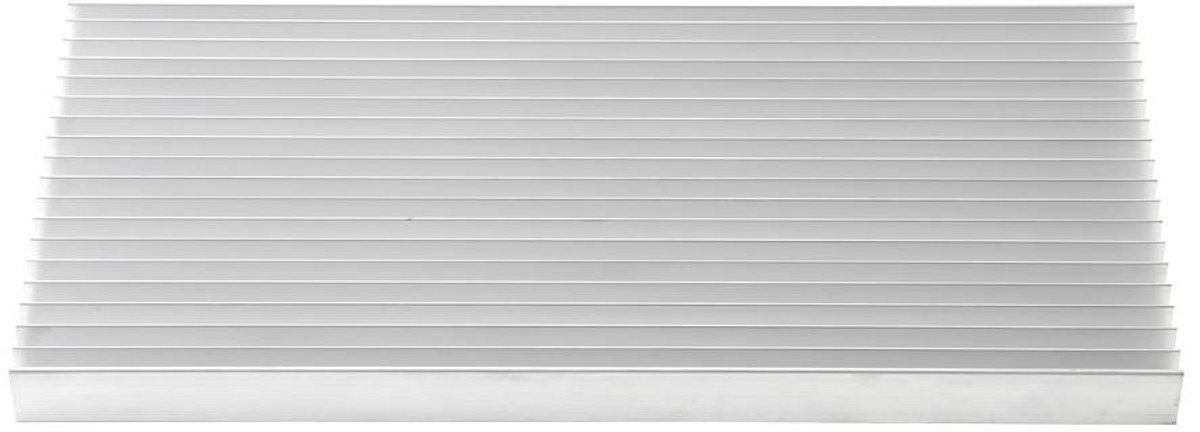 Aluminium koellichaam - LED koeler Warmteafvoer - LED verlichting koelen - Hoge warmtegeleiding - 300x140x20 mm - Aluminium