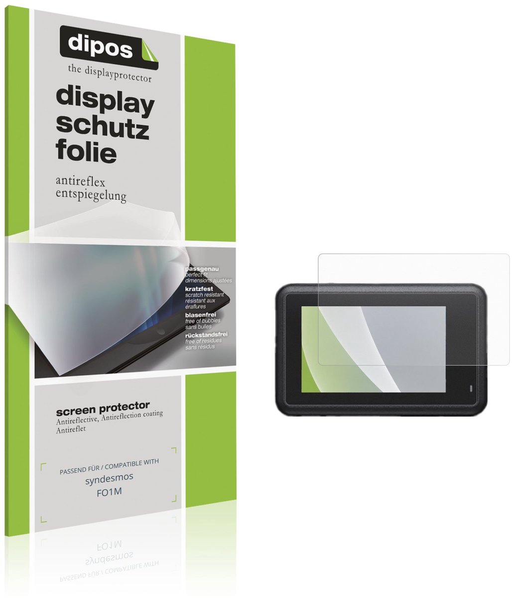 dipos – 4x Matte Beschermfolie geschikt voor syndesmos FO1M | Krasbestendige & antireflecterende Screenprotector Ultra-Thin