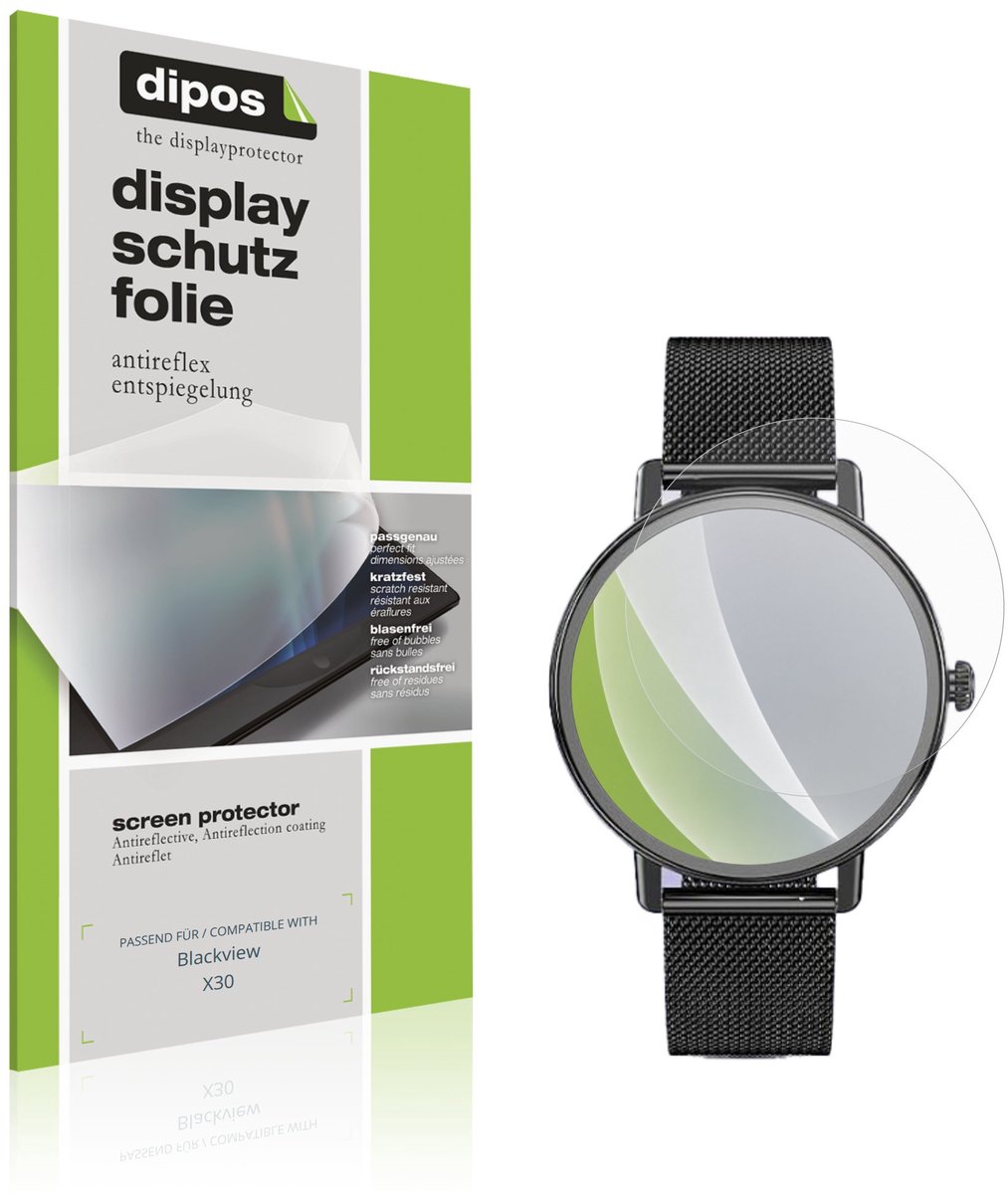 dipos – 6x Matte Beschermfolie geschikt voor Blackview X30 | Krasbestendige & antireflecterende Screenprotector Ultra-Thin