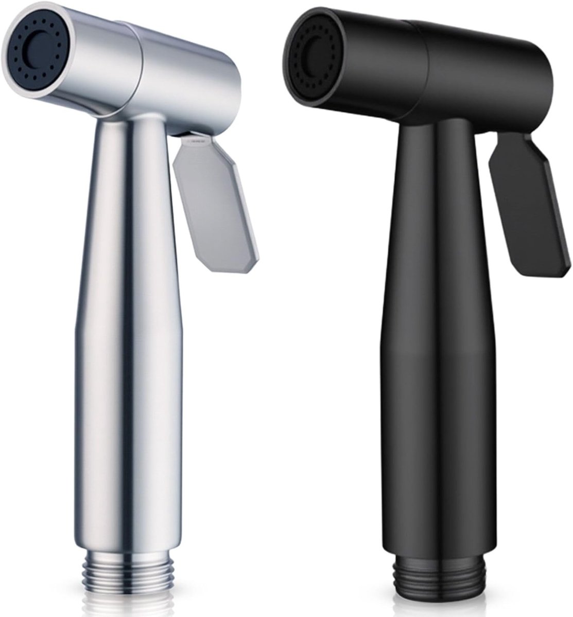 Set van 2 handdouches voor toilet, RVS en ABS, bidet sproeier, badkamer reiniger, hygiënisch en praktisch