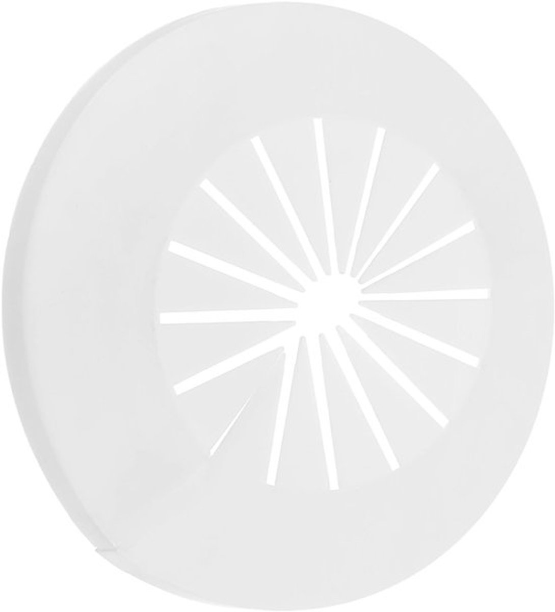2 Stuks 15mm-45mm Pijpafdekking, PP Kunststof Roestvrijstalen Pijp Kraag voor Waterpijp, Afvoerleiding, Toiletafvalpijp, Wandpijp, Decoratie Trim en Badkamer Sanitair Wit