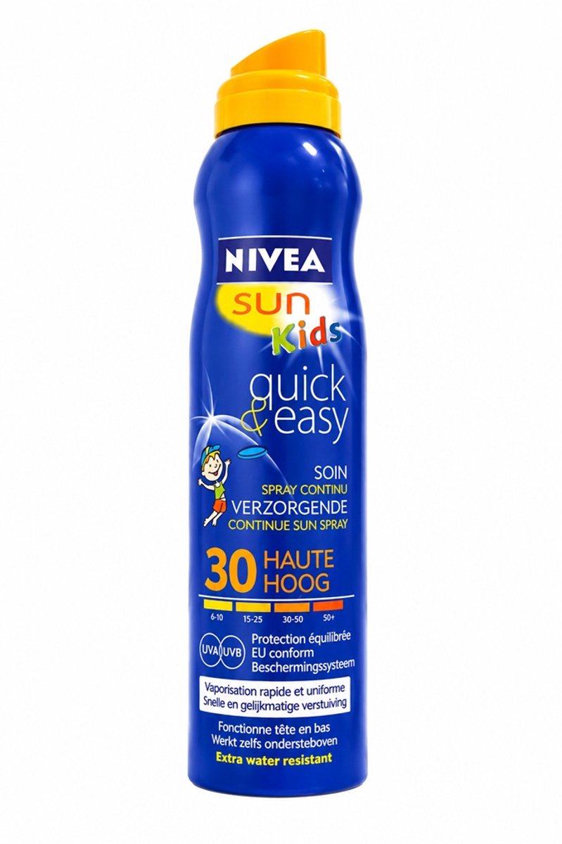 Nivea Sun - Zonnebrandspray Quick & Easy Kids Factor 30 - 150ml