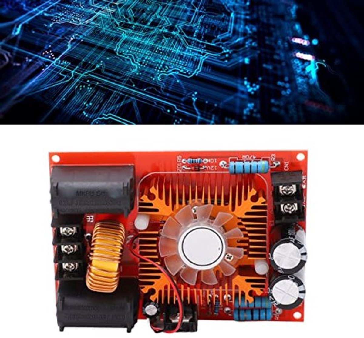 ZVS Stuurbord Hoogspanningsspoel Verwarmingsbord Module Opwekkingscircuit Ontwerp DC Voor Marx Generator, DC 12-30V ZVS Spoel Flyback Stuurbord,