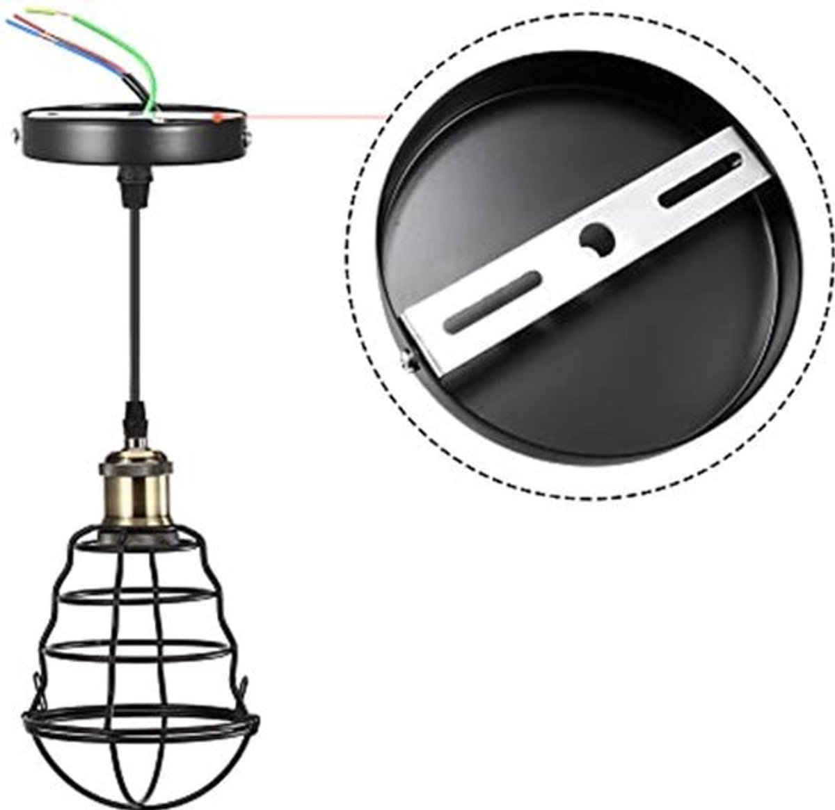 Set van 3 Plafondlamp Panelen 130 x 19 x 15mm Met Beugel voor Kroonluchter