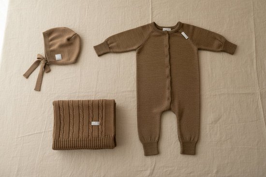 Baby Gift Set - Dekentje, romper en muts - 0-2 maanden - Poeder roze van Merkloos — afbeelding 5