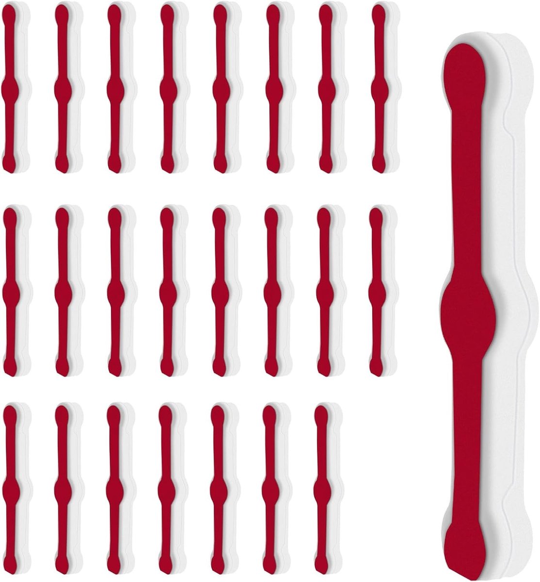 24 Stuks Raamhor Bevestigingsclips, Universele Sterke Clips voor Insectenhorren, Deurgordijnen en Gaasgordijnen, Perforatievrije Montageoplossing