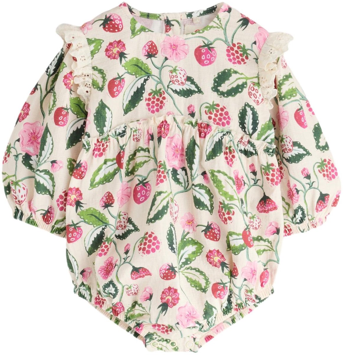 Next - Meisjes - Cath Kidston geweven babyrompertje - Wit