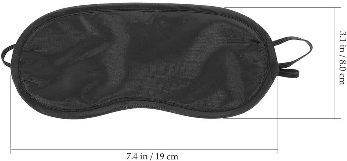 Oogmasker voor een betere nachtrust - 100 stuks 3D polyester anti-licht slaapmaskers voor ontspanning en oogverzorging
