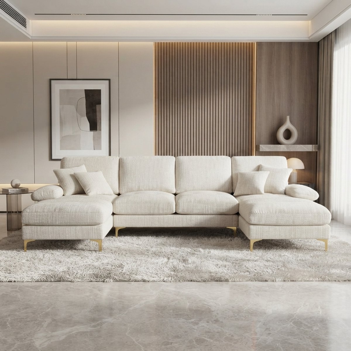 Luxe U-Vorm Hoekbank 4-Zits – - Novihome