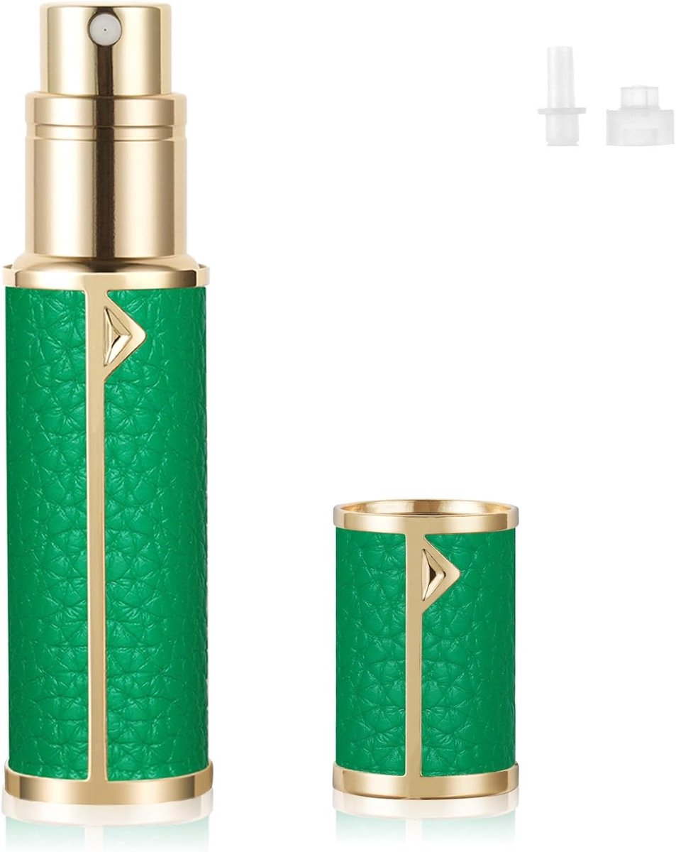Elegante Refillable Geur Spray Fles voor Reizen, Herbruikbare Parfum Atomizer, Perfect voor Dating en Vakantie, Groene Kleur